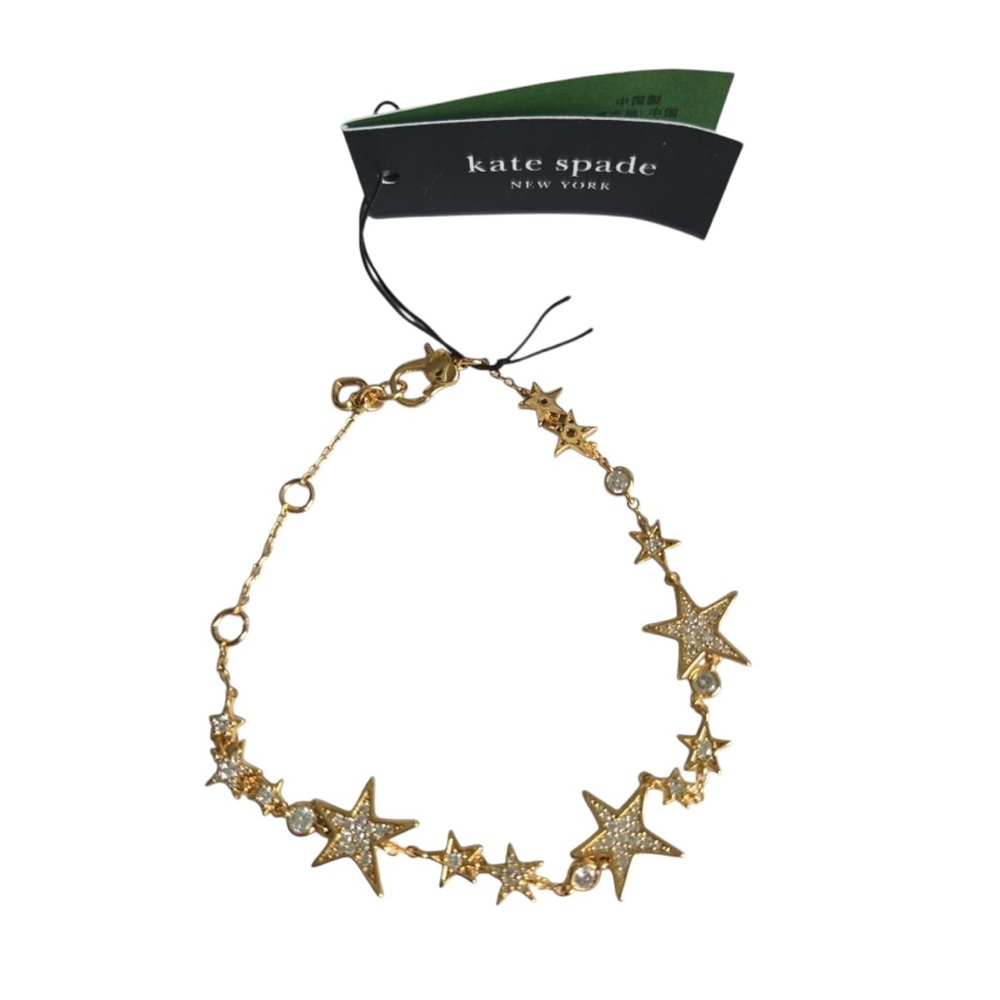 Kate‎ Spade New York ~ Gold-Tone You're A Star Bracelet - Picture 7 of 7